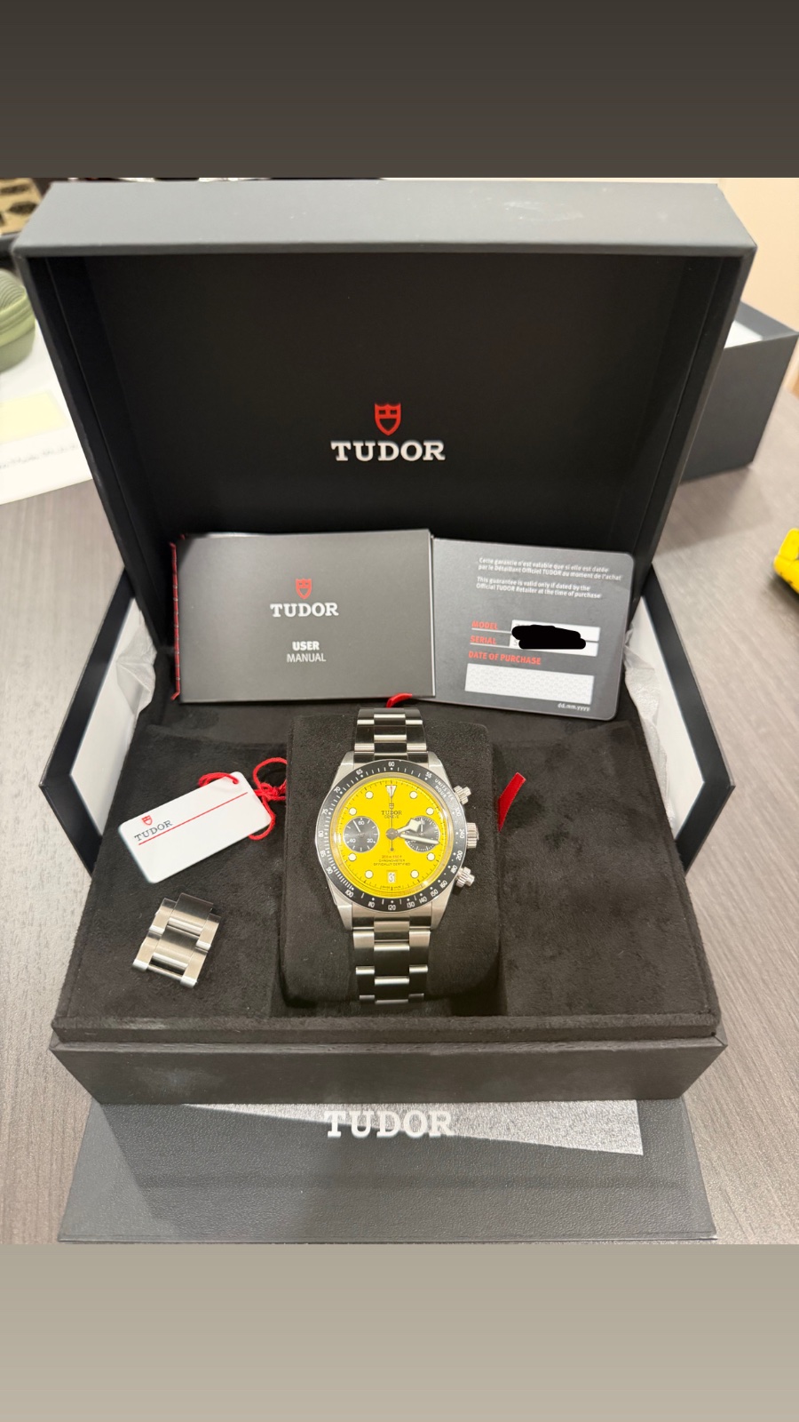 Tudor Black Bay Chrono Yellow Chrono